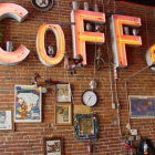 Coffee and wall trinkets