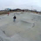 A shot of the Ankeny Skatepark