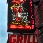 The Pelican Bar and Grill Sign