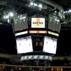 The Wells Fargo Arena Scoreboard