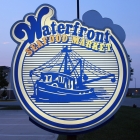 The Waterfront Seafood Market Sign