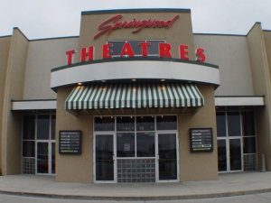 The entrance of the Springwood Theaters